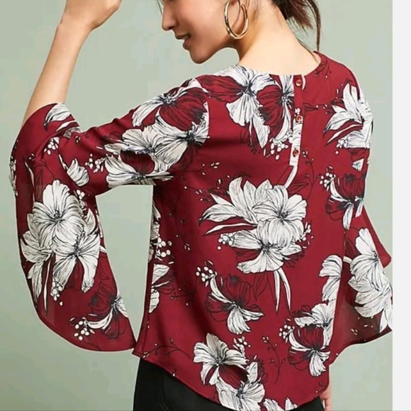 Anthropologie Riana Ruffled Top - Picture 5 of 5